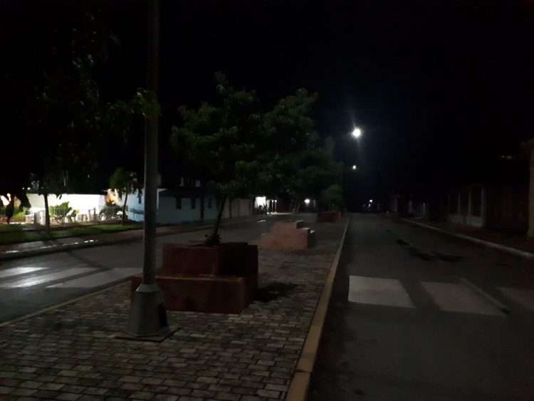 Vista de una calle en Los Palacios después de las protestas. Foto: Gobierno provincial de Pinar del Río.