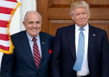 Giuliani y Trump. Foto: Sky News.