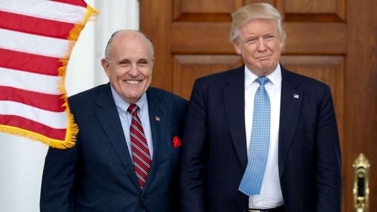 Giuliani y Trump. Foto: Sky News.