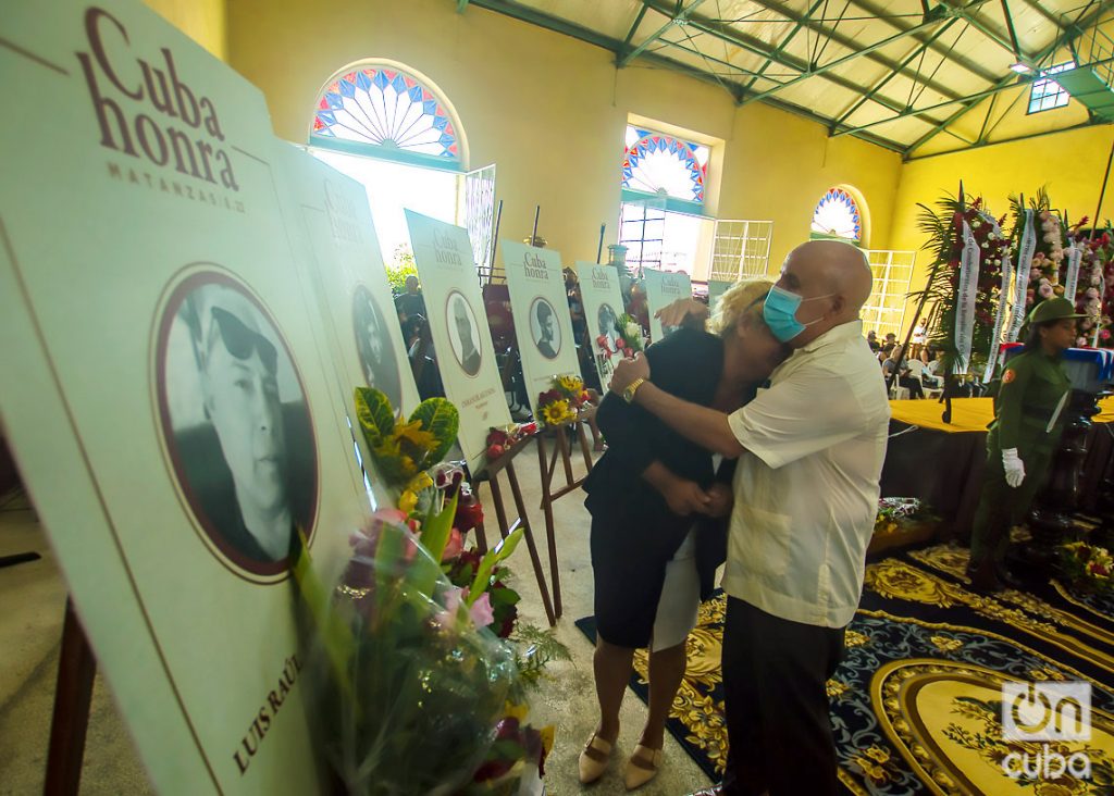 Funeral honors of the victims of the fire in Matanzas