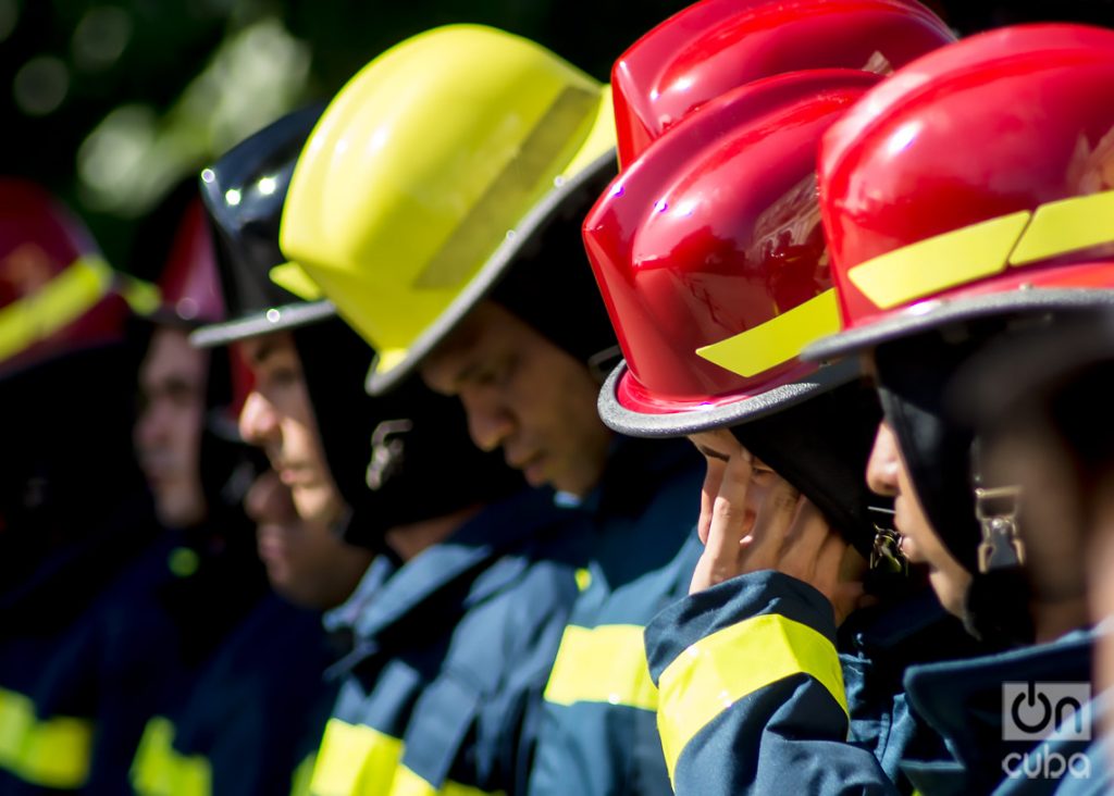 Funeral honors of the victims of the fire in Matanzas