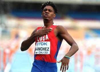 El joven atleta cubano Josmi Sánchez. Foto: Mónica Ramírez / Jit.
