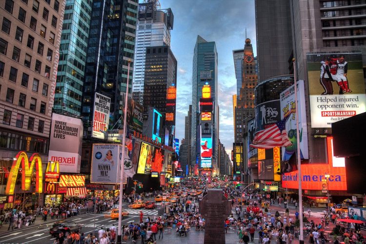 Times Square, Nueva York. Foto: Wikipedia.