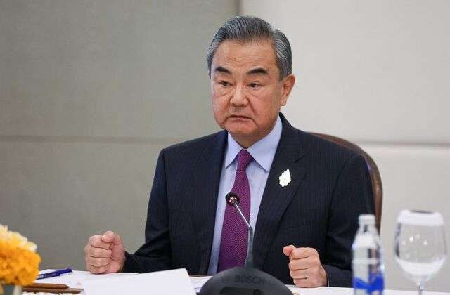 El canciller chino Wang Yi. Foto: US News & World Report.