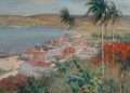 “Puerto de La Habana”, Willard L. Metcalf (1858 -1925),  óleo sobre lienzo, 1902. Foto: FIU.