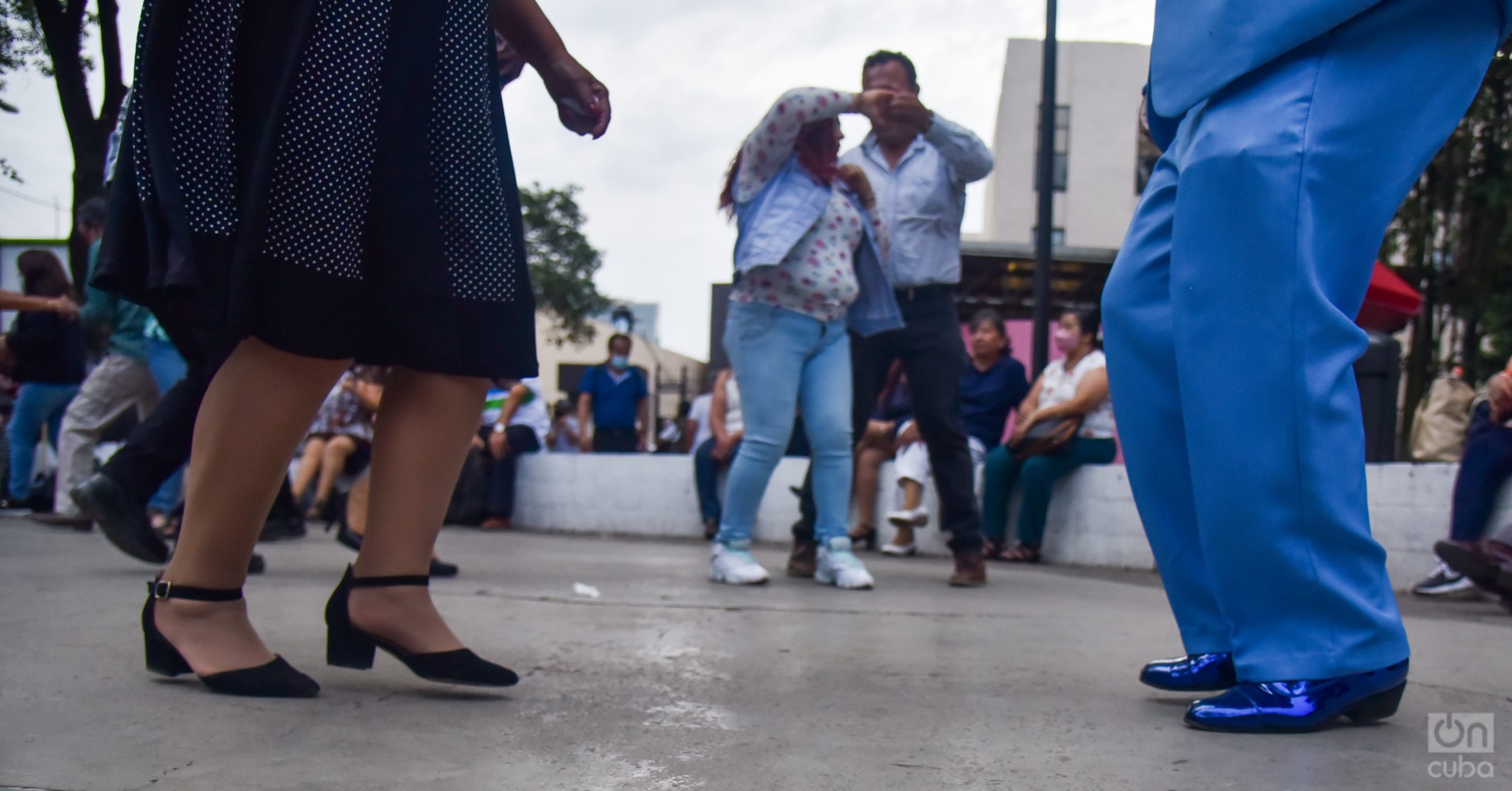 Bailadores de danzón en Ciudad México. Foto: Kaloian.