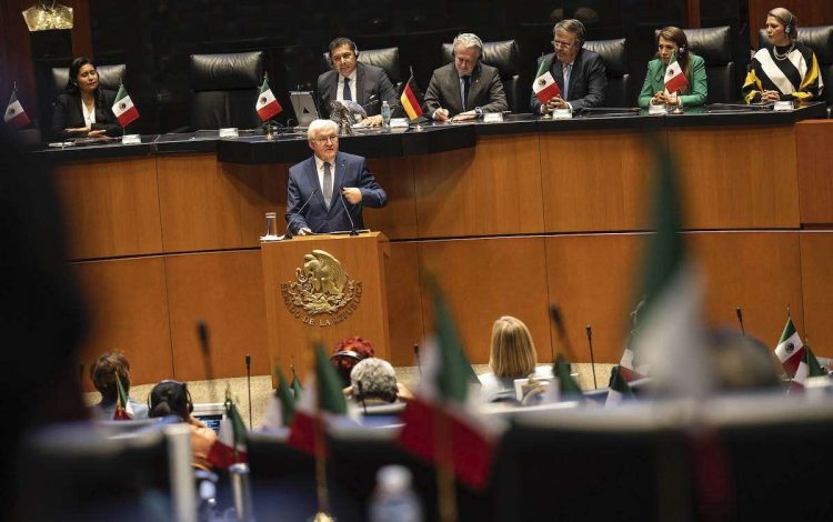 El Presidente Frank Walter Steinmeier en el Senado mexicano, el pasado 20 de septiembre. Foto: Guido Bergmann/Embajada alemana en México.