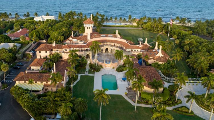 La residencia de Donald Trump en Mar-a-Lago, Florida. Foto: CNN.