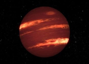 El planeta VHS 1256 b. Foto: NASA.