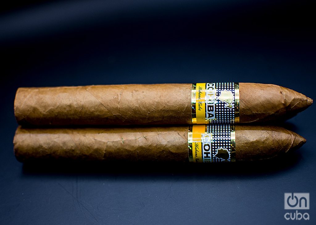 Los mundialmente famosos tabacos Cohiba, producidos en la fábrica El Laguito, en La Habana. Foto: Otmaro Rodríguez.