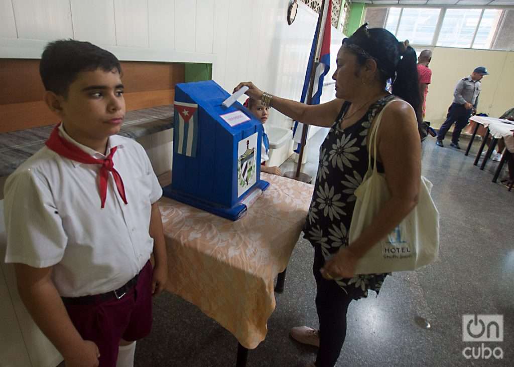 Referendo en Cuba sobre el Código de las Familias, el domingo 25 de septiembre de 2022. Foto: Otmaro Rodríguez.