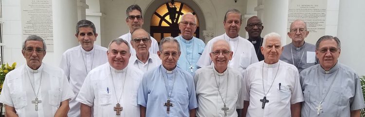 Obispos católicos de Cuba. Foto: Conferencia de Obispos Católicos de Cuba / Facebook.