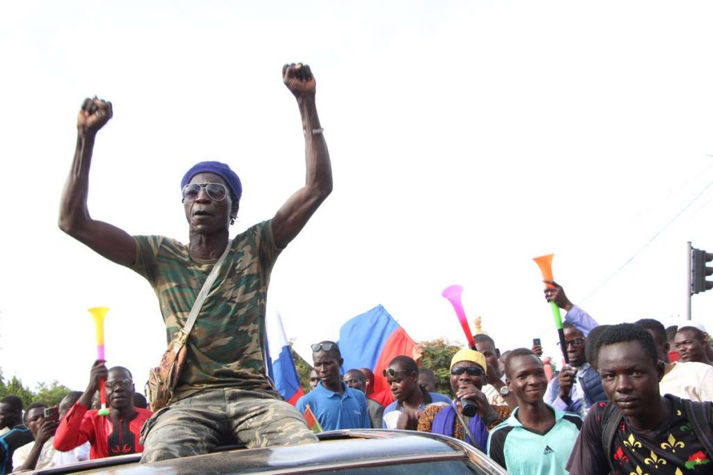 Gunshots and military helicopters fly over Burkina Faso on the second day of the coup