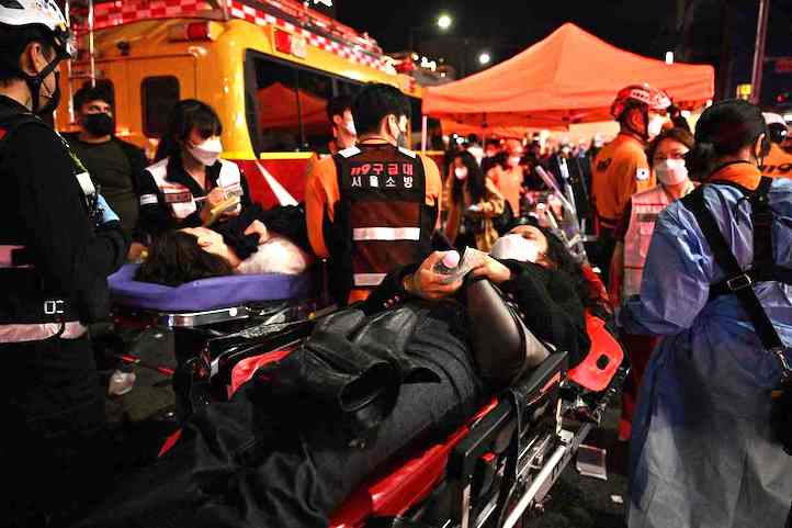 More than 150 dead in South Korea in celebration of Halloween