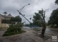 Daños causados por los vientos del huracán Ian en La Habana. Foto: Otmaro Rodríguez.