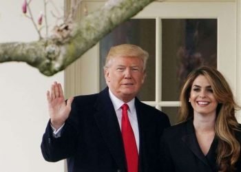 Donald Trump y Hope Hicks. Foto: CNN.