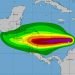 Tormenta tropical Julia. Mapa:  Centro Nacional de Huracanes, EEUU.