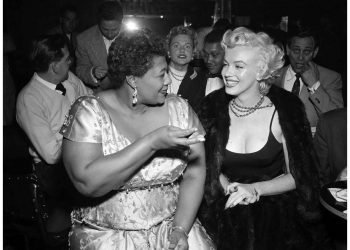 Ella Fitzgerald y Marilyn Monroe. Foto: Archivo.
