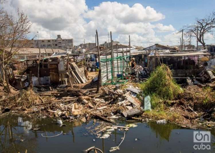 En septiembre del año pasado, Cuba fue golpeada fuertemente por el huracán Ian, que dejó en la región oeste de su territorio severas afectaciones, sobre todo en la provincia de Pinar del Río. Foto: Otmaro Rodríguez.