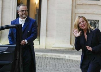 Meloni es la primera mujer en ostentar el cargo de primer ministro en Italia. Foto: Alessandra Tarantino/AP.