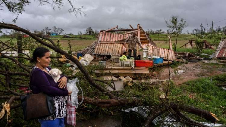 Efectos del huracán Ian en Pinar del Río. Foto: El País.