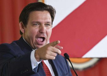 El gobernador de Florida, Ron DeSantis. Foto: The American Prospect.