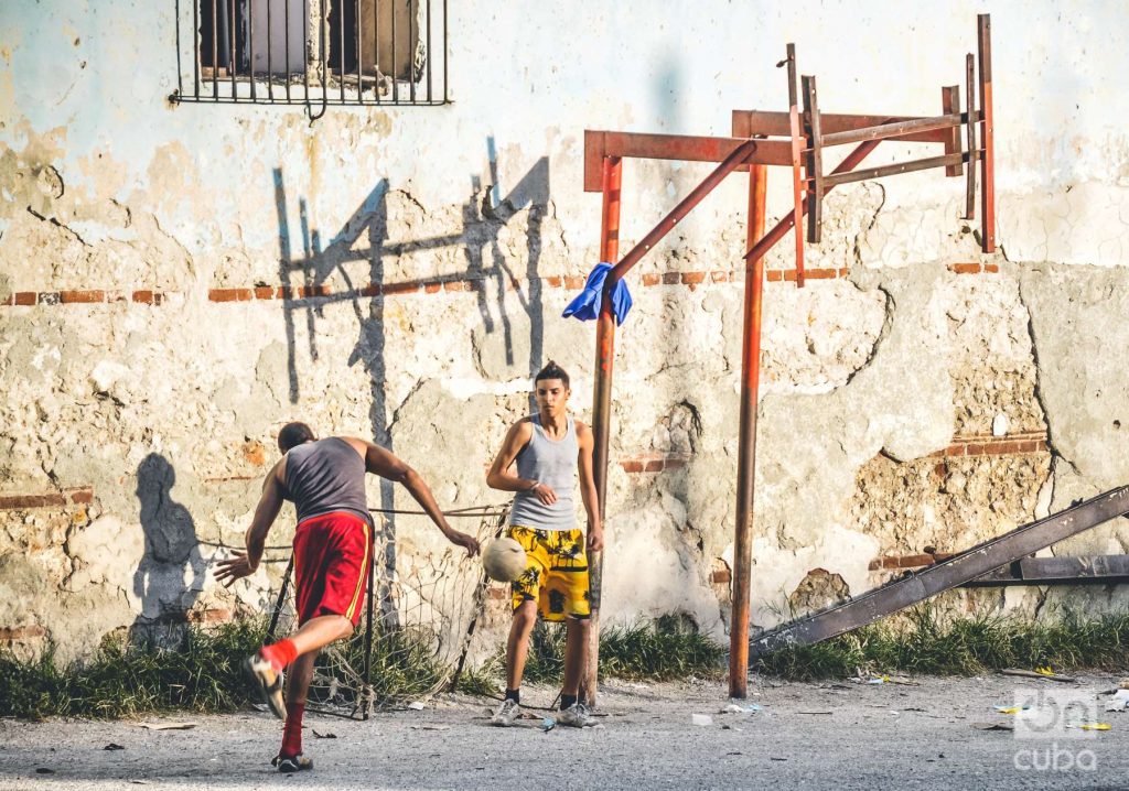 Un área deportiva del municipio de Centro Habana.
