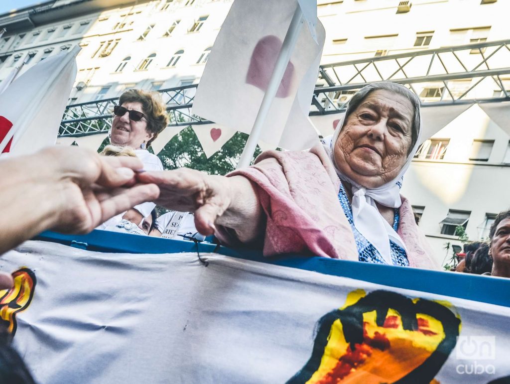 En una marcha de 24 de marzo: Día Nacional de la Memoria por la Verdad y la Justicia en Argentina, 2019. Foto: Kaloian.