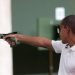 Jorge Grau Potrillé compite en pistola de aire a 10 metro, en el campo de tiro de Asaka, durante los XXXII Juegos Olímpicos de Tokio 2020, en Japón. Foto: Roberto Morejón/ Jit/Acn.