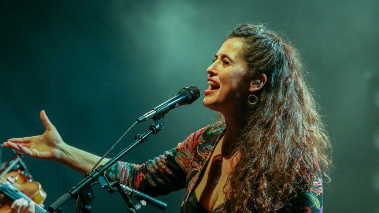 Silvia Pérez Cruz durante un concierto en el Teatro Circo Price, en Madrid, en enero de 2021. Foto: Ricardo Rubio/ Europa Press/RTVE.
