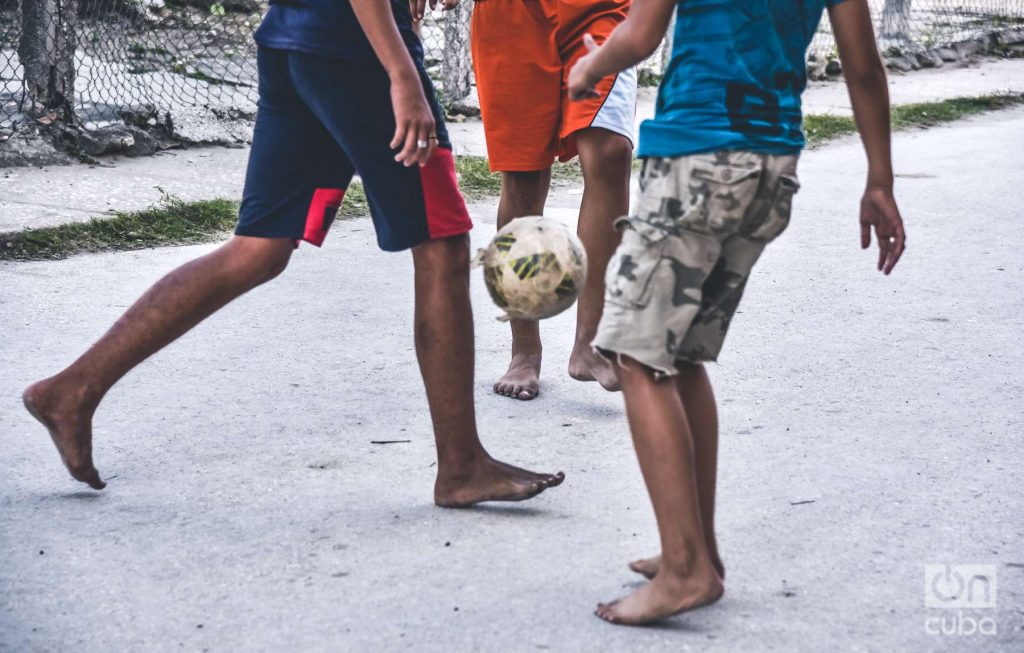 Soccer game in Holguin, Cuba.