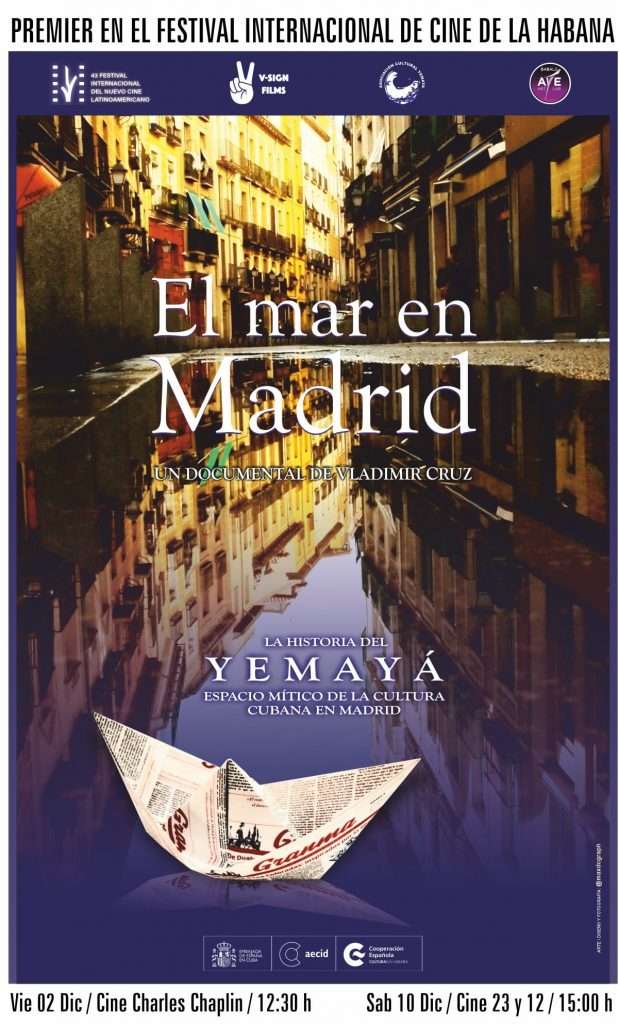 Cartel de "El mar en Madrid".
