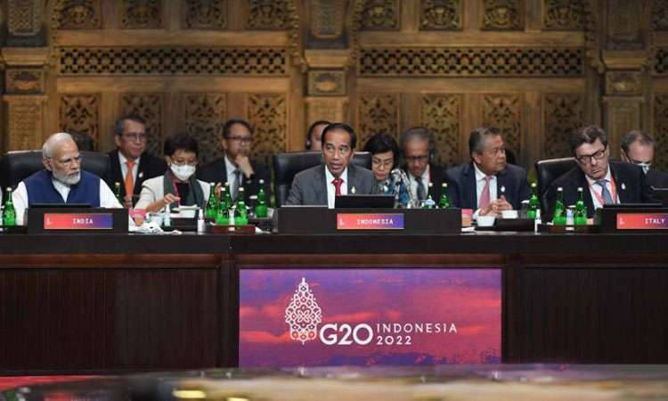El G20 reunido en Bali, Indonesia. Foto AP.