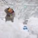 Paleando nieve en Buffalo, New York. Foto: REUTERS.
