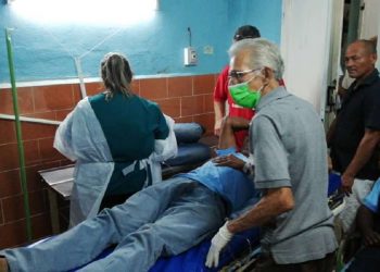 as 16 personas lesionadas recibieron atención en el policlínico del municipio Martí. 
 Foto: Gobierno Provincial del Poder Popular en Matanzas/Facebook.