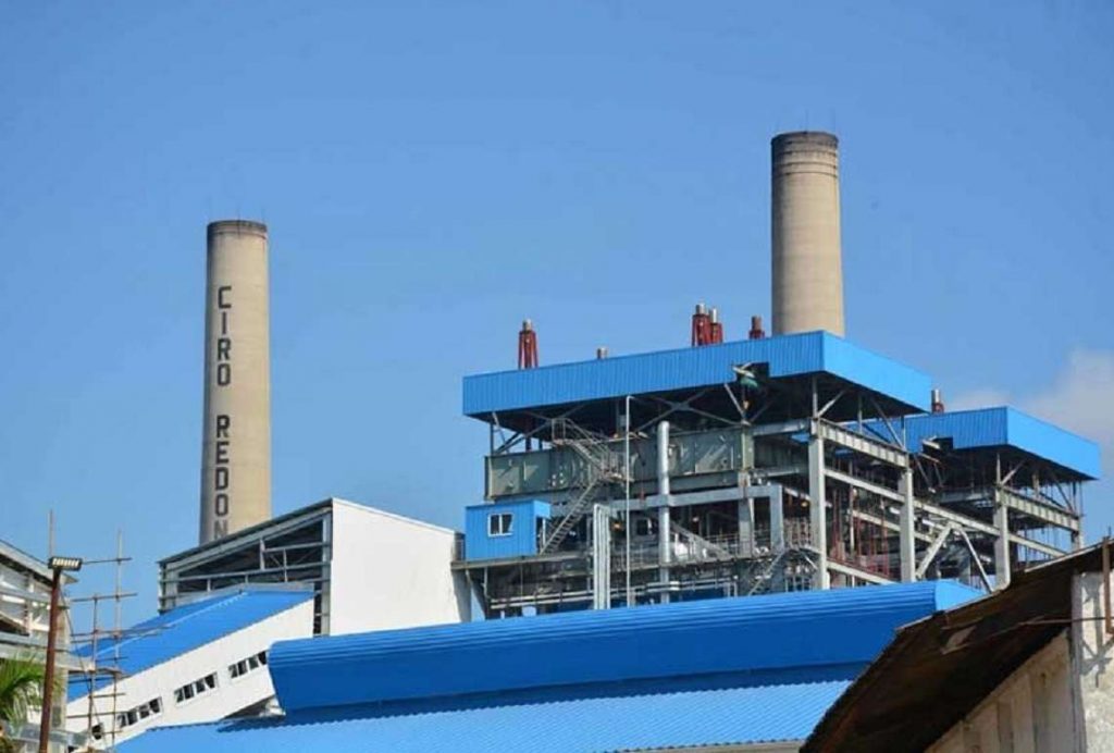 La primera central bioeléctrica de Cuba aledaña al central azucarero Ciro Redondo, en la provincia de Ciego de Ávila. Foto: ACN / Archivo.