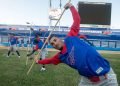 Preparación de la preselección de Cuba al Clásico Mundial de Béisbol, en el estadio Latinoamericano, en La Habana. Foto: Otmaro Rodríguez.