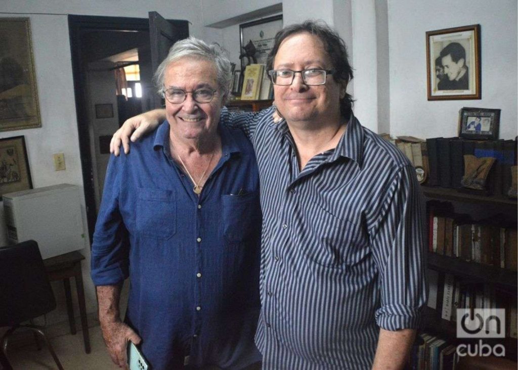 José Adrián y José María Vitier García-Marruz. Foto: Angel Marqués Dolz.