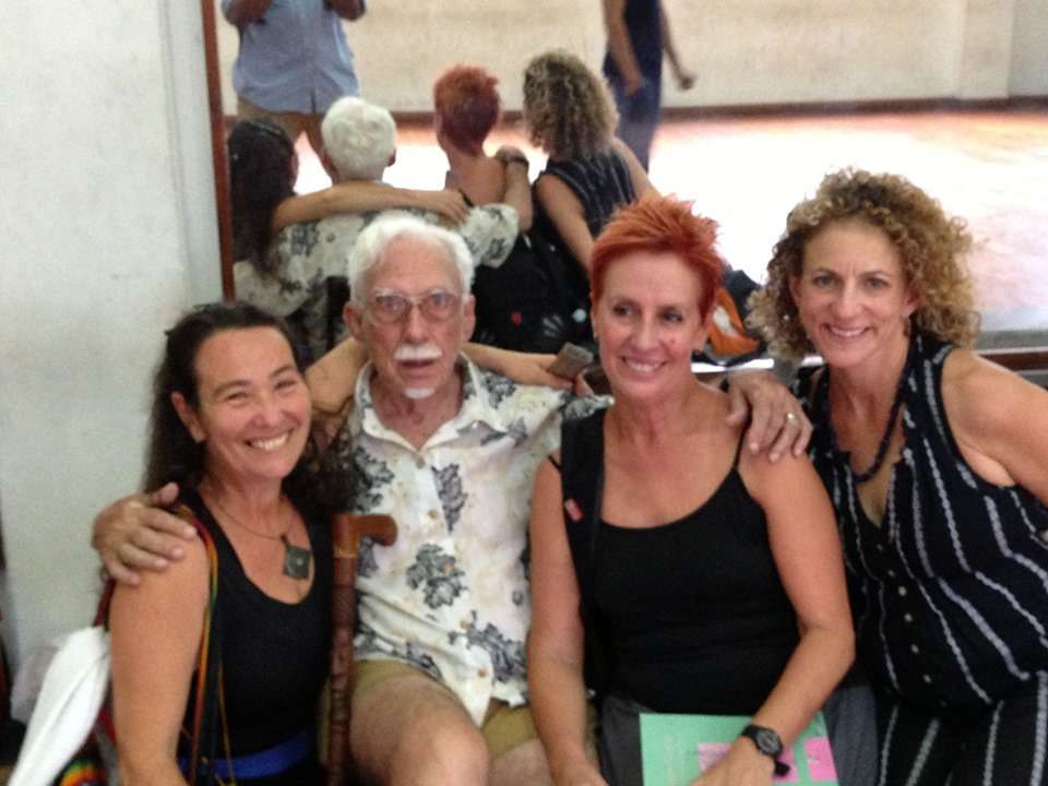 Con Ramiro Guerra, Suky John y Liliam Padron. La Habana, 2013. Foto: www.marianelaboan.site

