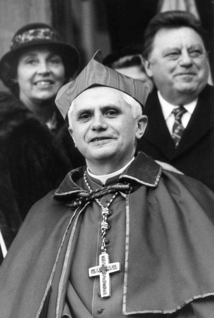 Ratzinger, arzobispo de Munich, Alemania, 28 de febrero de 1982. Foto: EFE/EPA/Erk Wirginings. 