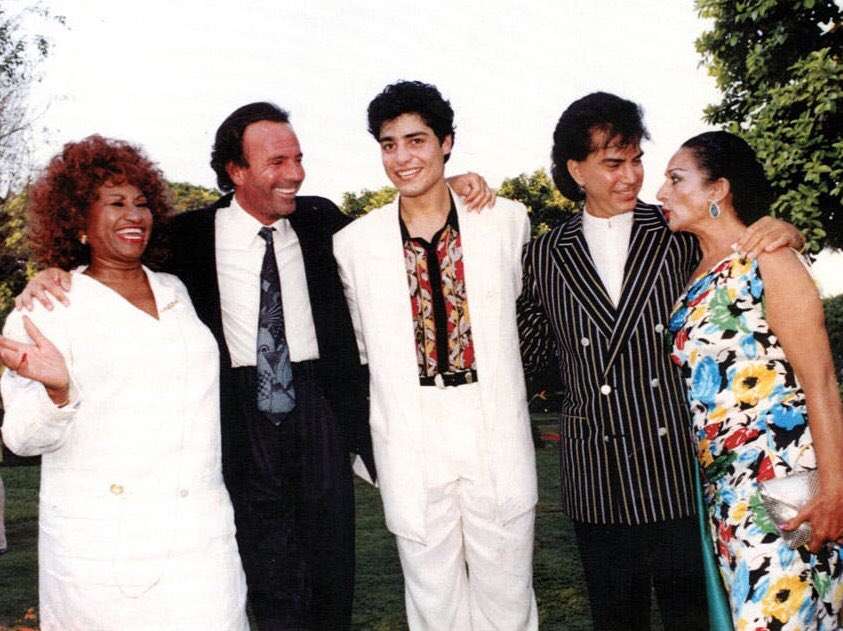 Celia Cruz, Julio Iglesias, Chayanne, José Luis Rodríguez "El Puma" y Lola Flores.
