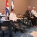 Una de las primeras actividades de Díaz-Canel y la delegación que le acompaña ha sido un encuentro “con sectores económicos, empresariales y turísticos en Buenos Aires”. Foto: Presidencia de Cuba.