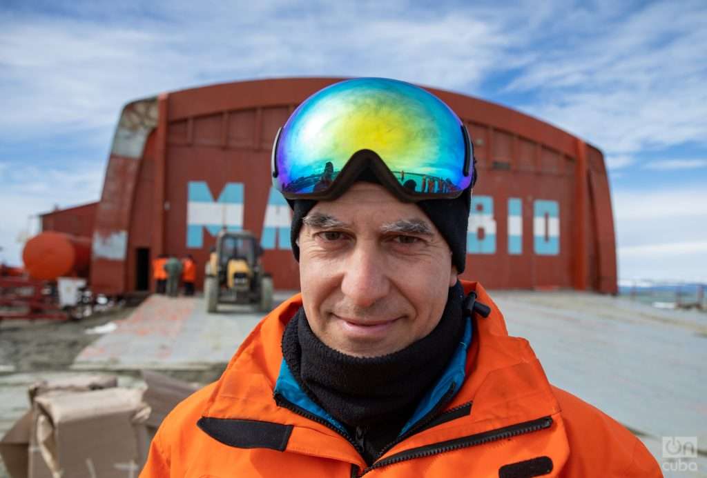 Comodoro Federico Vassallo, Jefe de la Base Antártica Conjunta Marambio. Foto: Kaloian.
