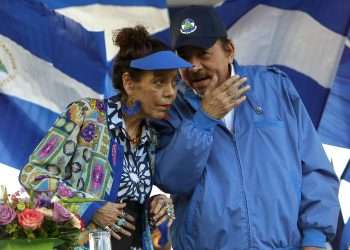 Rosario Murillo y Daniel Ortega. Foto: AP.