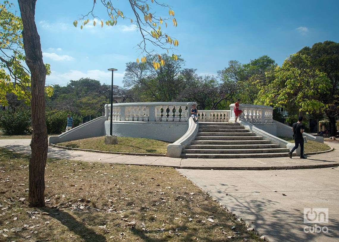 En diciembre pero de 1990 el parque fue escenario del Primer Gran Concierto de Homenaje a John Lennon en Cuba. Foto: Otmaro Rodríguez.