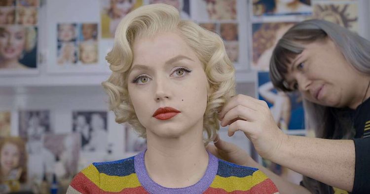 Ana de Armas en el papel de Marilyn Monroe en "Blonde". Foto: Netflix.