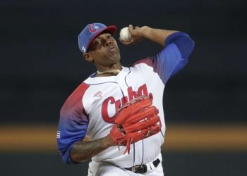 Roennis Elías durante el IV Clásico Mundial de Béisbol. Foto: Ritchie B. Tongo / EFE / Archivo.