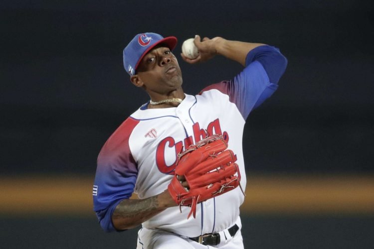 Roennis Elías durante el IV Clásico Mundial de Béisbol. Foto: Ritchie B. Tongo / EFE / Archivo.