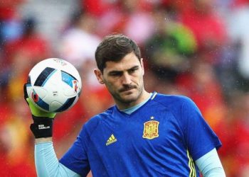 Iker Casillas en la Euro 2016. En 2019 el futbolista sufrió un infarto que lo haría anunciar su retiro. Foto: Ian Walton.