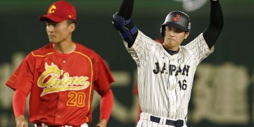 Con Shohei Ohtani (derecha) como líder, Japón es el amplio favorito del grupo B. Foto: Kimimasa Mayama/EFE.